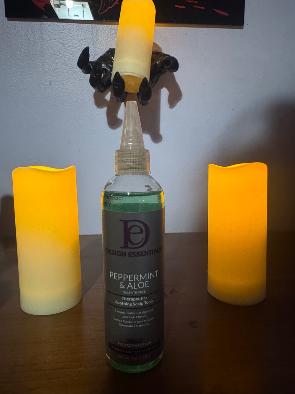 Peppermint & Aloe Soothing Scalp Tonic - Green